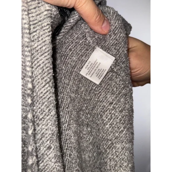 Women's Barefoot bamboo chic light Dreams Cardigan S/M Gray Soft - Picture 4 of 4